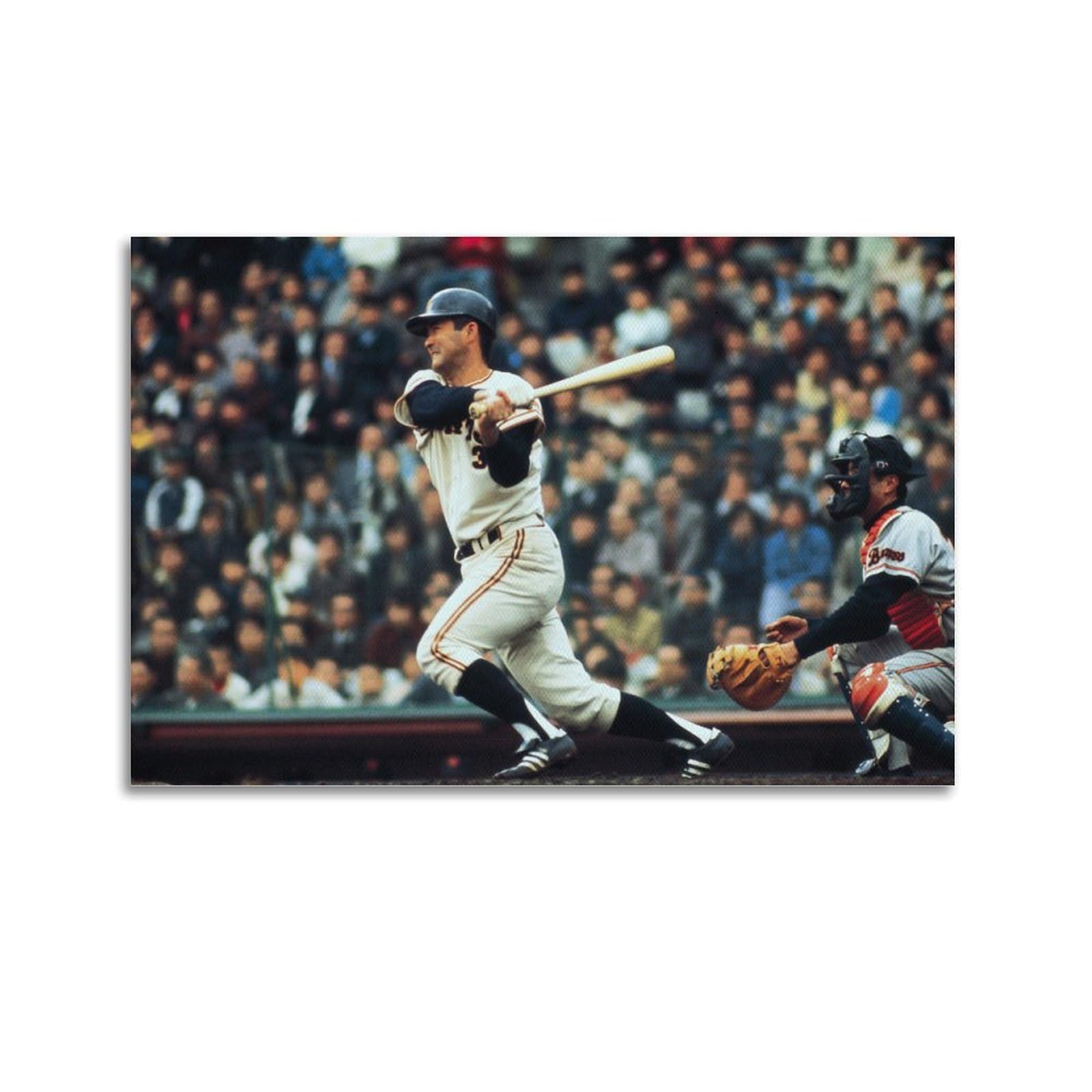 Amazon.co.jp: 長嶋茂雄野球スーパースター・ポスター壁画のキャンバス
